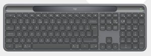 Logitech Signature Slim Solar+ K980 for Business tastatur Universel RF trådløs + Bluetooth QWERTY US International Grafit