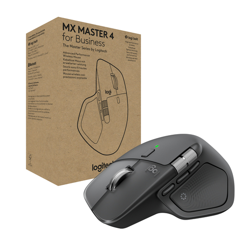Logitech MX Master 4 for Business mus Kontor Højre hånd RF trådløs + Bluetooth 8000 dpi