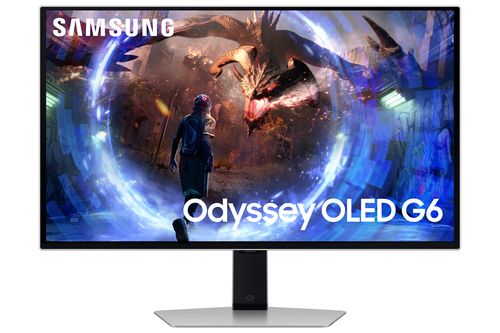 Samsung G60SD computerskærm 68,6 cm (27") 2560 x 1440 pixel Quad HD OLED Sølv
