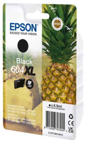 Epson 604XL blækpatron 1 stk Original Højt (XL) udbytte Sort