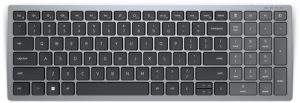 DELL KB740 tastatur Kontor RF trådløs + Bluetooth QWERTY Nordisk Grå, Sort