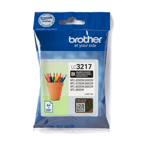 Brother LC3217BK blækpatron 1 stk Original Sort
