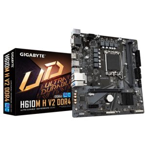 GIGABYTE H610M H V2 DDR4 bundkort Intel H610 Express LGA 1700 micro ATX