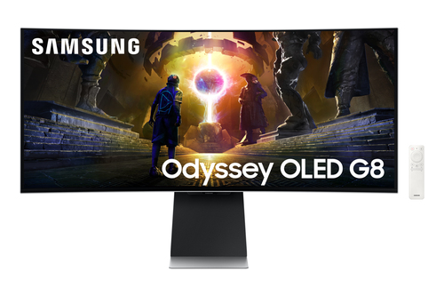Samsung G85SD computerskærm 86,4 cm (34") 3440 x 1440 pixel UltraWide Quad HD OLED Sølv