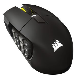 Corsair Scimitar Elite Wireless SE mus Spil Højre hånd RF trådløs + Bluetooth Optisk 33000 dpi
