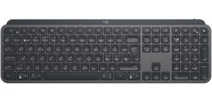 Logitech MX Keys tastatur Universel RF trådløs + Bluetooth QWERTY Nordisk Grafit