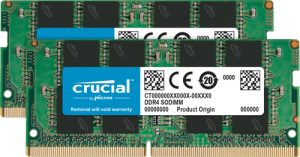 Crucial CT2K16G4SFRA32A hukommelsesmodul 32 GB 2 x 16 GB DDR4 260-pin SO-DIMM
