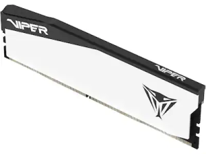 Patriot Viper Elite 5 series - DDR5 - modul - 16 GB - DIMM 288-PIN - 6000 MT/s / PC5-48000 - CL30 - ikke bufferet - on-die ECC - hvid