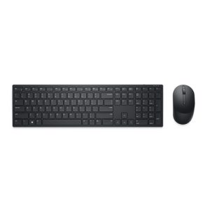 DELL KM5221W tastatur Mus inkluderet Kontor RF trådløst QWERTY Nordisk Sort