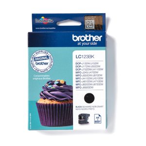 Brother LC123BK blækpatron 1 stk Original Sort