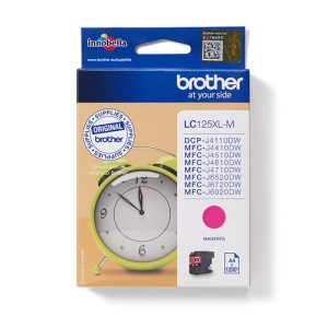 Brother LC125XLM blækpatron 1 stk Original Ekstra (Super) højt udbytte Magenta