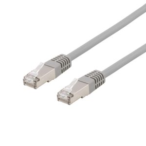 Deltaco S/FTP Cat6 Netværkskabel, 20m, 250MHz, Delta-certificeret, LSZH, grå