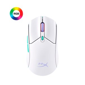 HyperX Pulsefire Haste 2 Core – Trådløs gamingmus (hvid/grøn/lilla)