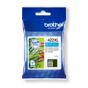 Brother LC422XLC blækpatron 1 stk Original Blå