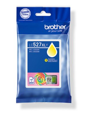 Brother LC527XLY blækpatron 1 stk Original Højt (XL) udbytte Gul