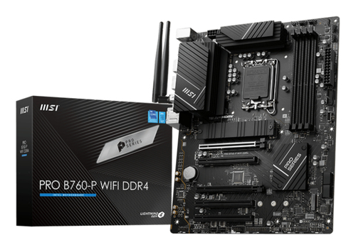 MSI PRO B760-P WIFI DDR4 bundkort LGA 1700 ATX