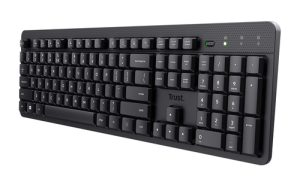 Trust Ody II tastatur Kontor RF trådløst QWERTY Nordisk Sort
